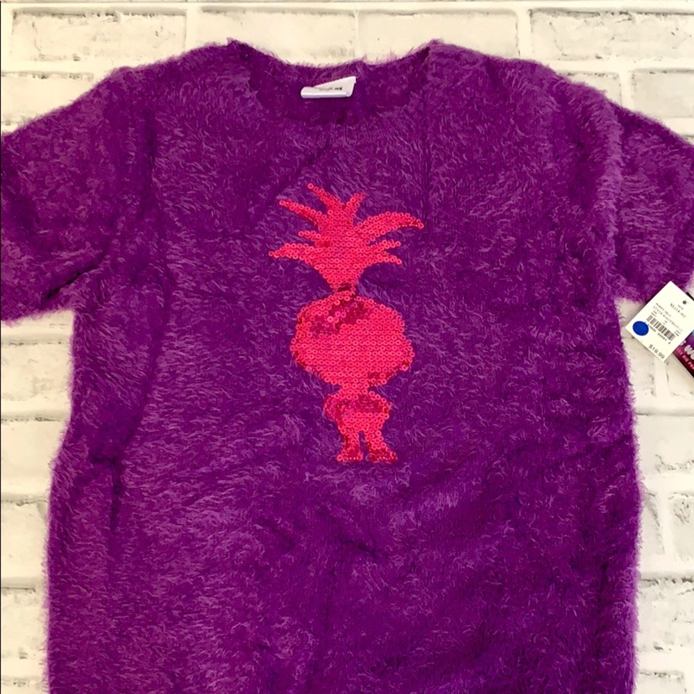 💎 Dream Works Troll Purple Shag Poppy Shirt